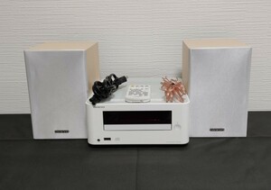 ONKYO CR-U6 D-U6 CD プレイヤー スピーカー ペア オンキョー 音響 2018年製 中古 【ジャンク】