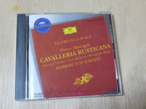 中古CD　マスカーニ：歌劇「カヴァレリア・ルスティカーナ」/カラヤン指揮