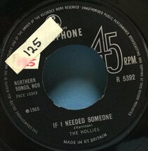 EP 洋楽 The Hollies / If I Needed Someone 英盤_画像2