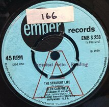 EP 洋楽 Glen Campbell / The Straight Life 英盤_画像2