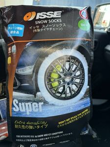 未使用 ISSE SNOW SOCKS SUPER イッセ スノーソックス スーパー サイズ66 布製タイヤチェーン