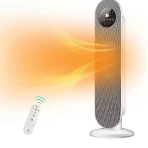 新品 セラミックヒーター 速暖 自動首振り電気ファンヒーター 電気ストーブ 3段階切替