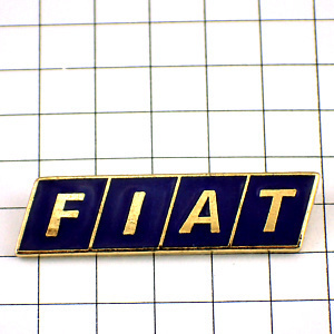 ピンバッジ・フィアット車エンブレムFIAT◆フランス限定ピンズ◆レアなヴィンテージものピンバッチ