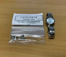 送料140円【ジャンク品】【シチズン レディース 腕時計 レグノ 】BASE METAL WATER RESIST ソーラーテック 太陽電池 CITIZEN REGUNO_画像1