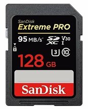 サイズ128GB SanDisk SDXC カード 128GB Extreme Pro UHS-I_画像1