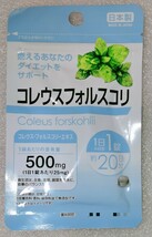 コレウス・フォルスコリ【合計120日分6袋】1日1錠 ダイエットをサポート 栄養機能食品 日本製 サプリメント_画像2