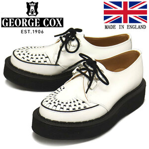 GEORGE COX ( George Cox ) SKIPTON 3588 VI Raver подошва кожа обувь 031 WHITE UK8.5- примерно 27.5cm