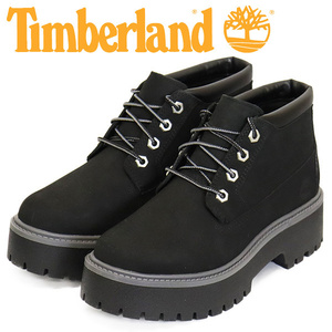 Timberland (ティンバーランド) A5REN HRTG PLTFRM NELLI WP プレミアムウォータープルーフ プラットフォーム チャッカ レディース Black T