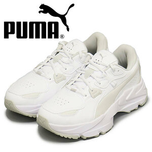 PUMA (プーマ) 394758 オーキッド LUX レディーススニーカー 01 ホワイト-セデートグレー PM233 25.0cm