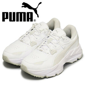 PUMA (プーマ) 394758 オーキッド LUX レディーススニーカー 01 ホワイト-セデートグレー PM233 24.0cm