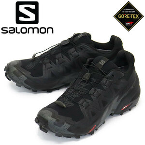 Salomon ( Salomon ) L41738600 SPEEDCROSS 6 GORE-TEX скорость Cross 6 бег обувь Black x Black x Phantm SL020 26.5cm