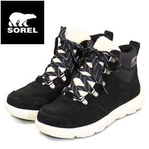 SOREL (ソレル) WMS NL5028 エクスプローラー ネクスト ツー ハイカー ウォータープルーフ 010 BLACK SRL103 US6.5-約23.5cm