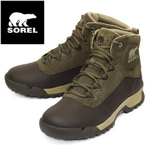 SOREL (ソレル) NM4983 バクストン ライト レース ウォータープルーフ メンズ レインブーツ 245 MAJOR JET SRL115 US8.5-約26.5cm