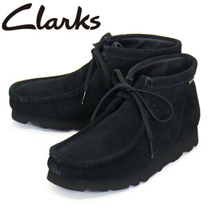 Clarks (クラークス) 26173318 WallabeeBT GTX ワラビーブーツ ゴアテックス メンズ ブーツ Black Sde CL107 UK7-約25.0cm