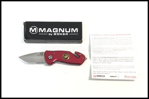 東京)BOKER MAGNUM ボーカーマグナム 01MB456　コンパクトレスキュー　フォールディングナイフ