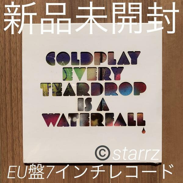 Coldplay コールドプレイ Every Teardrop Is A Waterfall 7 inch アナログレコード EU盤 新品未開封