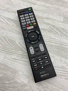 【同梱不可】動作品☆★SONY★☆RMTーTX100J ☆★テレビリモコン☆KI-1114-15