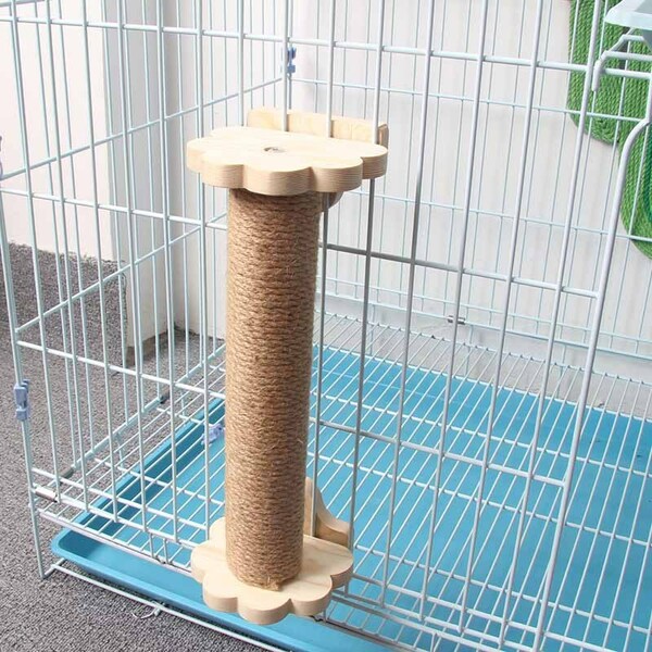 猫 ねこ 爪とぎ おもちゃ 麻 ゲージ取り付け 30cm 380 R35