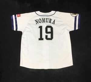 福岡ソフトバンクホークス マジェスティック製 レプリカ ユニフォーム 80周年記念 #19 野村克也 Lサイズ 即決