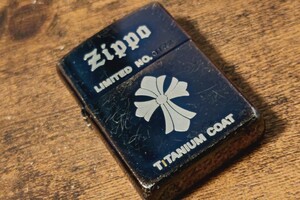 【２００１年製】Zippo☆TITANIUM COAT【ブラック系・ジッポー】