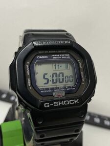 CASIO G-SHOCK GW-5600J The G タフソーラー 電波受信 ソーラー スクウェア ブラック グレー スピード 電波モデル 腕時計 説明書付き ジー