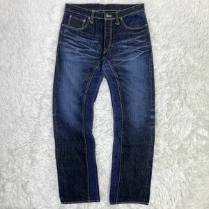 TASUKI JEANS 襷 タスキジーンズ 刺し子 切替 セルビッチ デニムパンツ 日本製 34