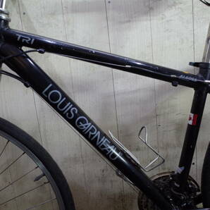 人気良品！LOUIS GARNEAUルイガノ LGS-TR1 700C アルミ シマノ24速 420mm BLACK クロスバイクの画像4