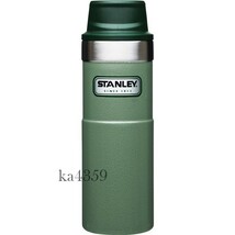 STANLEY スタンレー クラシック トラベル マグ グリーン 473ml 緑★Trigger-Action Travel Mug/ワンハンド真空マグ/水筒/ボトル/魔法瓶_画像1