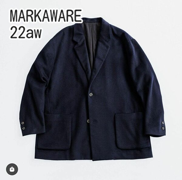 MARKAWARE 22aw COMFORT BLAZER CASHMERE FLANNEL コンフォート カシミヤ marka