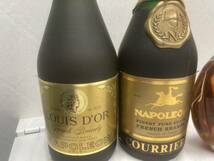 F6446 1円～ 未開栓 古酒 ブランデー 6本 まとめてセット VSOP NAPOLEON XO COGNAC 詳細不明_画像3