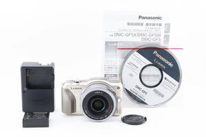 【Panasonic パナソニック】LUMIX DMC-GF5-W 電動ズームレンズキット ミラーレス一眼カメラ [現状品] #2011383A