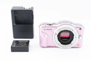 Panasonic パナソニック LUMIX ルミックス GF3 DMC-GF3 ボディ ピンク デジタルカメラ ミラーレス [正常動作品] #2011398A