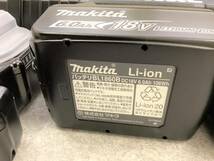 マキタ2口急速充電器DC18RD＋リチウムイオンバッテリBL1860B×4個　箱なし、取説なし　メーカー純正品_画像3