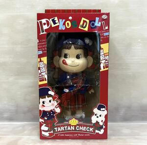 未開封 2008 不二家 ペコちゃん タータンチェック ペコちゃん人形 TARTAN CHECK FUJIYA クリスマス フィギュア ドール