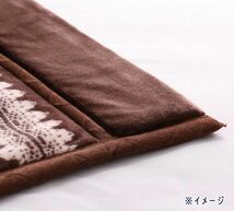 送料300円(税込)■fk017■モリリン アルミ蒸着蓄熱シート入り毛布 シングル 9500円相当 (柊)【シンオク】_画像3