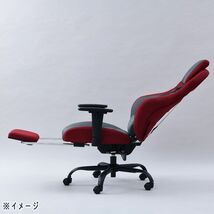 送料300円(税込)■ci158■山善 フットレスト付 ゲーミングチェア プレミアムモデル(組立式) 46200円相当【シンオク】_画像7