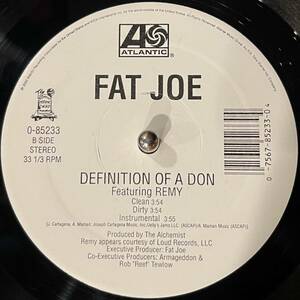 【US盤/Hip Hop/12】Fat Joe What's Luv? / Definition Of A Don / 試聴検品済