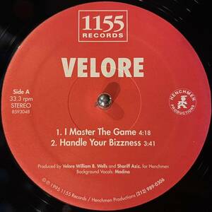 【US Org盤/1995/HIPHOP/12】Velore I Master The Game / 試聴検品済