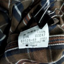 K238 Levi’s RED TAB 長袖 ネル シャツ L ブラウン チェック フラップ アメカジ カジュアル メンズ 羽織 LEVIS リーバイスレッドタブ_画像9