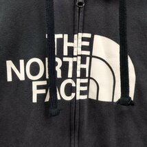 K269 THE NORTH FACE ジップアップ パーカー S ネイビー ハーフドーム ロゴ プリント アウトドア レジャー カジュアル ザ ノースフェイス_画像7