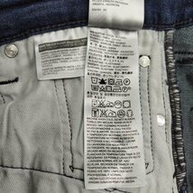 K306 Levi's デニム パンツ W29 L32 インディゴ ブルー スリム テーパード ジーンズ ストレッチ タイト 511 メンズ カジュアル リーバイス_画像7