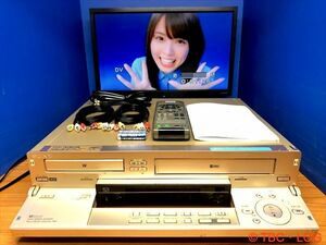 【動作保証】★SONY miniDV/DV S-VHS ビデオカセットレコーダー WV-DR7 ★対応リモコン付き★動作良好★