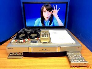 【動作保証】★TOSHIBA 東芝 8mm(Video8) / Hi8 ビデオデッキ E-800BS★純正リモコン付属★正常動作確認済み★