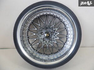 美品！！ WORK ワーク VS-XV 18インチ 10.5J -24 PCD100 5穴 225/35ZR18 2022年製 タイヤ付き ZN6 ZC6 86 BRZ等に 即納 棚13B