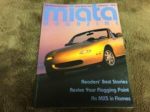 【会員クラブ USA】「Miata MAGAZINE 98-Ⅵ」1998年 MX-5 MAZDA マガジン ユーノス マツダ ロードスター NA NB Roadster EUNOS