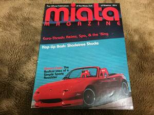 【会員クラブ USA】「Miata MAGAZINE 99-Ⅴ」1999年 MX-5 MAZDA USA マガジン ユーノス マツダ ロードスター NA NB Roadster EUNOS