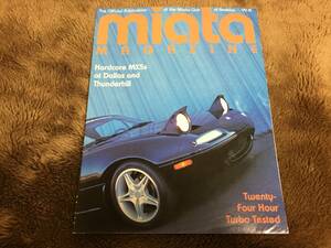 【会員クラブ USA】「Miata MAGAZINE 99-Ⅲ」1999年 MX-5 MAZDA マガジン ユーノス マツダ ロードスター NA NB Roadster EUNOS