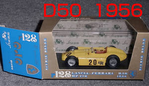 126 1/43 Lancia Ferrari D50 20 number car 1956 yellow F1 Blum BRUMM Ferrari LUNCIA