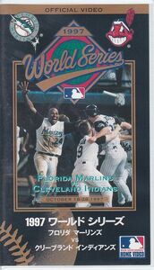 ★ VHS Video MLB 1997 World Series Florida Marlins vs. Cleveland Indians (время записи 85 минут)