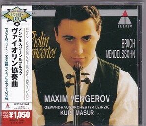 ★CD TELDEC メンデルスゾーン&ブルッフ:ヴァイオリン協奏曲 *マキシム・ヴェンゲーロフ(Maxim Vengerov)